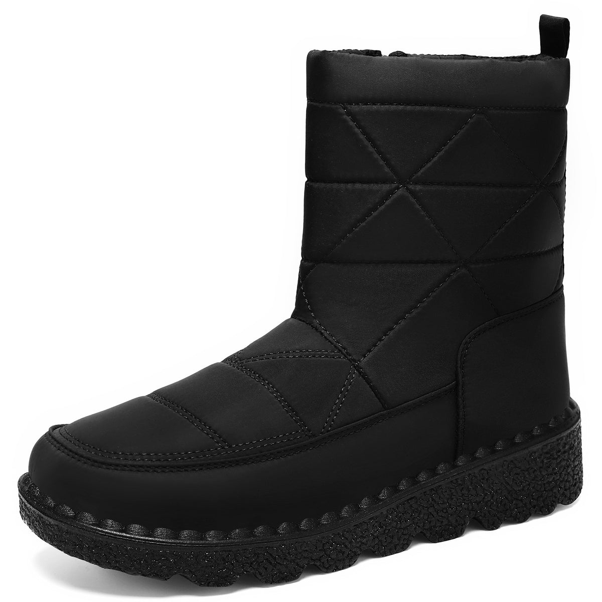 Women's Faux Fur Trimmed Winter Snow Boots